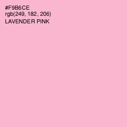 #F9B6CE - Lavender Pink Color Image